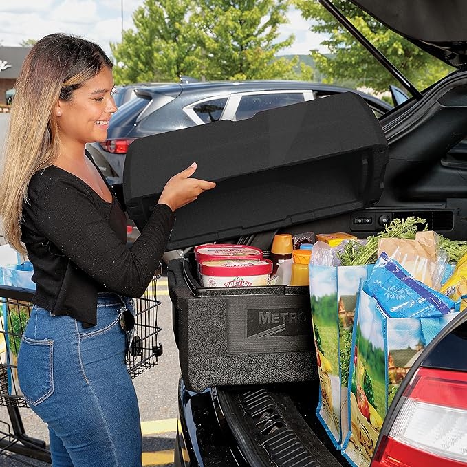 Metro Mightylite ML180XL Top Load Insulated Food Carrier - Professional-Grade Multipurpose Pan Carrier, Insulated Cooler and Food Warmer with Extra Capacity Lid - 45 qt or 5 Pan Capacity