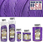 TOUGH-GRID Paracord Rope 750 lbs Nylon Parachute Cord, Made in USA Survival Kit, Outdoor Adventures, Camping, Tactical Gear & Emergency Supplies, Military Type IV Mil-Spec