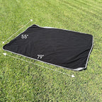 Threadart Outdoor Rainproof & Windproof Thick Stadium Blanket | for Camping, Picnic, Sports, Festivals, Football, Baseball, Concerts, Parks, Beach 55" x 79"