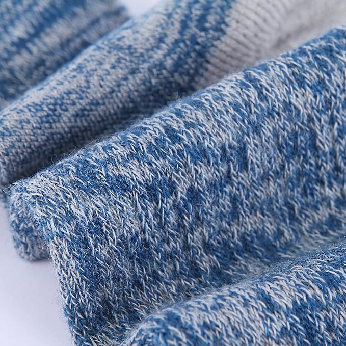 EnerWear 4 Pack Women's Merino Wool Outdoor Hiking Trail Crew Sock