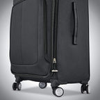 Samsonite Solyte DLX Softside Expandable Luggage with Spinner Wheels, Midnight Black, 3-Piece Set (20/25/29)