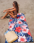 Quick Dry Towel Extra Large 78x35 Inch - Microfiber Beach Towel - Perfect for Beach, Travel, Swimming, Pool, Yoga, Hiking, Camping - Lightweight, Fast Drying, Compact for Adults (Flamingo)