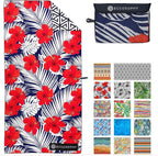 ECCOSOPHY Microfiber Beach Towel - Sand Free Towels are Quick Dry, Light Weight, Super Absorbent - Perfect Pool, Travel, Cruise, Camping Essentials - Oversized Extra Large for Adults 71x35 in