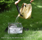 Premium Collapsible Bucket by Freegrace - Compact Portable Folding Water Container - Lightweight & Durable - Includes Handy Tool Mesh Pocket