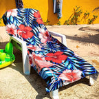 Quick Dry Towel Extra Large 78x35 Inch - Microfiber Beach Towel - Perfect for Beach, Travel, Swimming, Pool, Yoga, Hiking, Camping - Lightweight, Fast Drying, Compact for Adults (Flamingo)