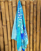 Elite Trend Quick Dry Towel Large 63x31 Inch - Microfiber Beach Towel - Perfect for Beach, Travel, Swimming, Pool, Yoga, Hiking, Camping - Lightweight, Fast Drying, Compact for Adults (Mandala Blue)