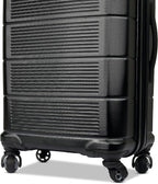 American Tourister Stratum 2.0 Hardside Expandable Luggage with Spinners | Jet Black | 3PC (CO/MED/LG)